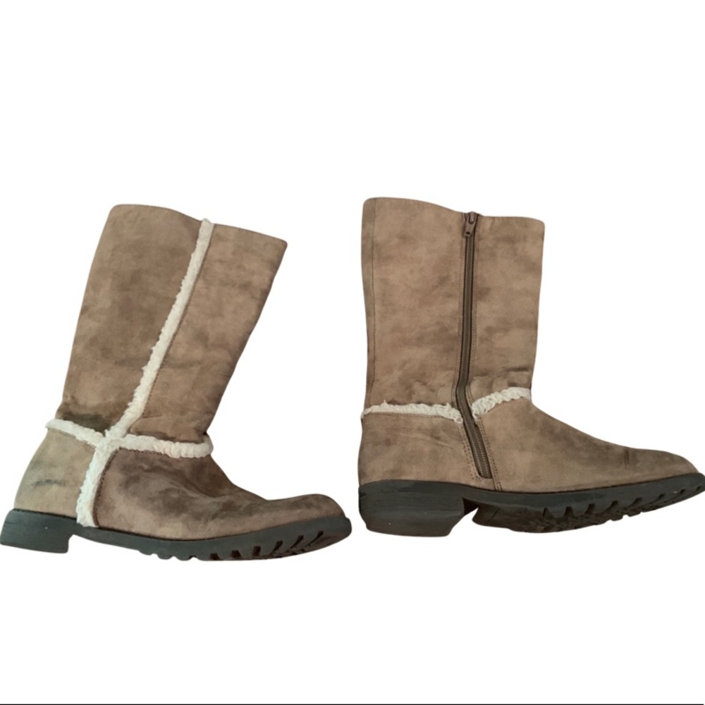 American Eagle Faux Suede/Shearling Boots